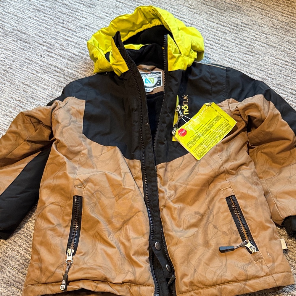 Vetements Kids Puffer Jacket - Black, Brown, Yellow
